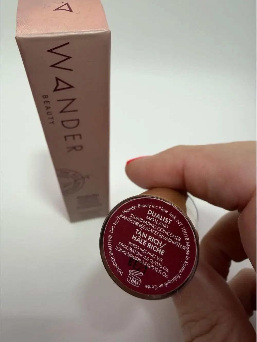 Wander Beauty Dualist Matte & Illuminating Concealer Tan Rich New In Box